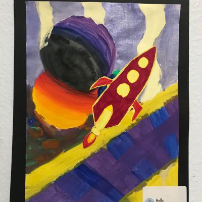 Poster Paint Rocket - Holly, Year 5 - The Kingsley School